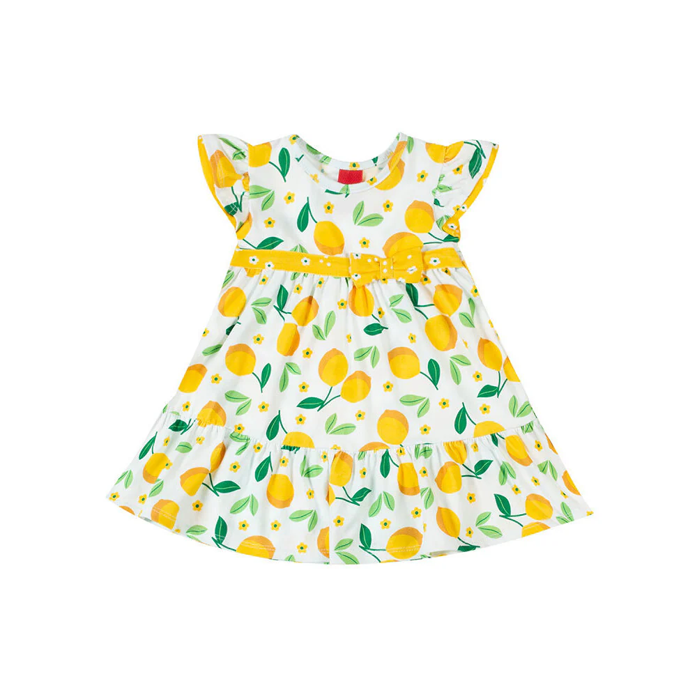 Vestido Infantil Menina Limões - Kyly - Image 4