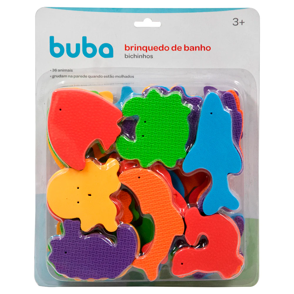 Brinquedo de Banho Infantil Bichinhos 36 Peças - Buba - Image 2