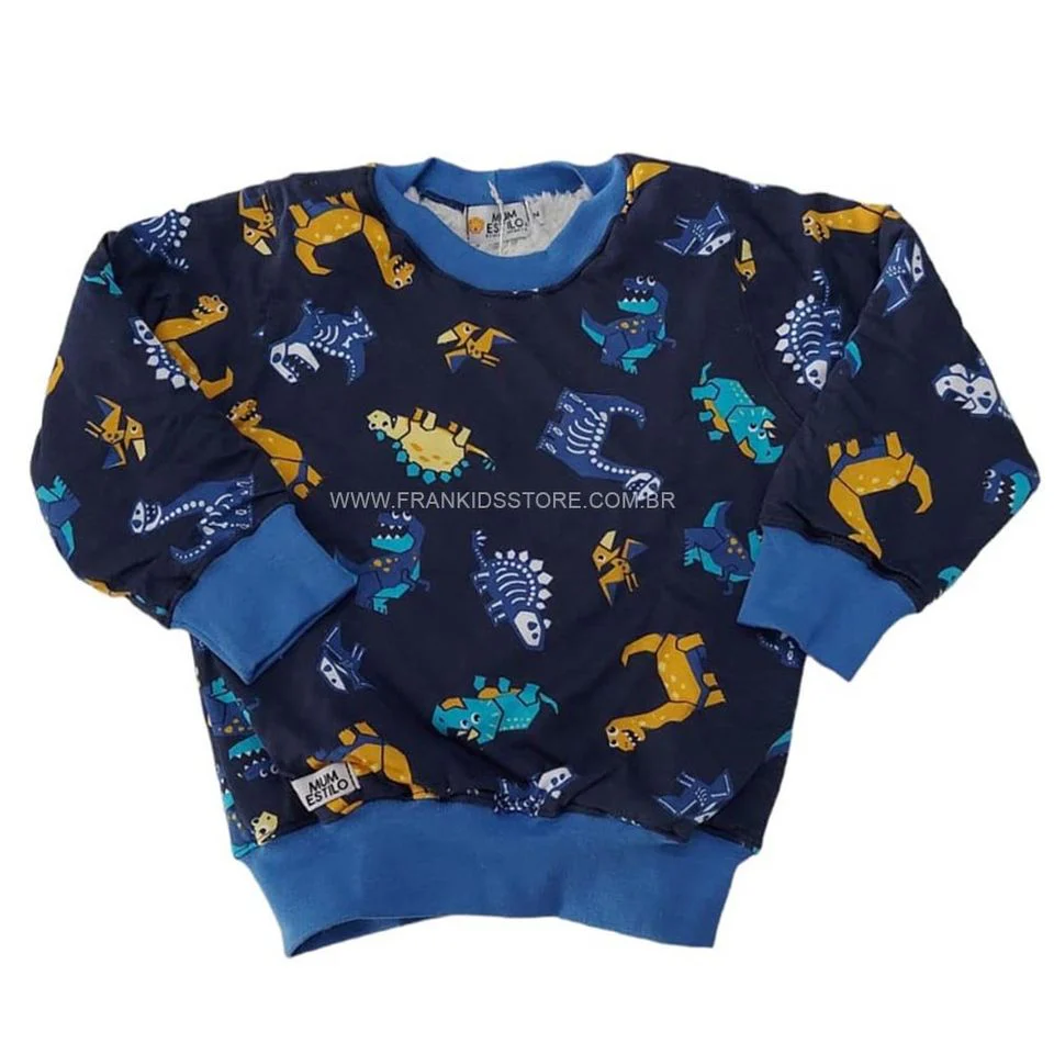Blusão de Inverno Forrado Infantil Quentinho Dinos - MUM - Image 2