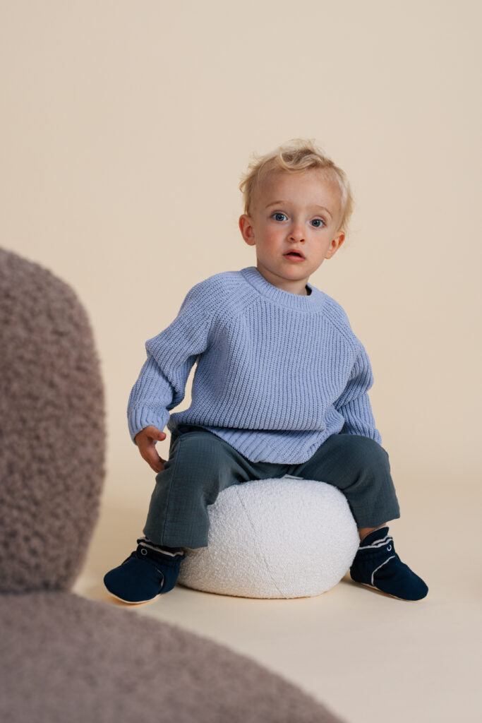 Zás Trás - Baby Booties - Fluffy Blue Cake Pop - Image 4