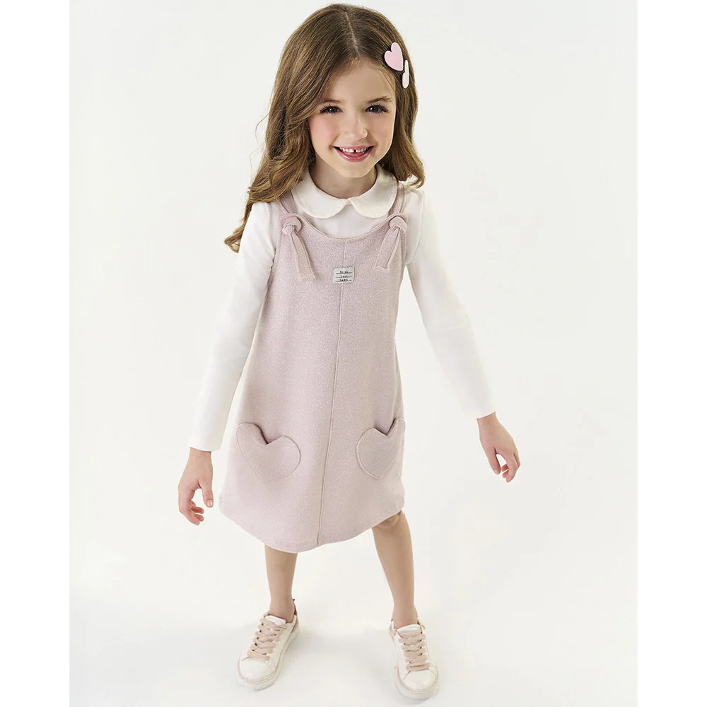 Conjunto Infantil Salopete e Blusa Manga Longa - Abrange - Image 2