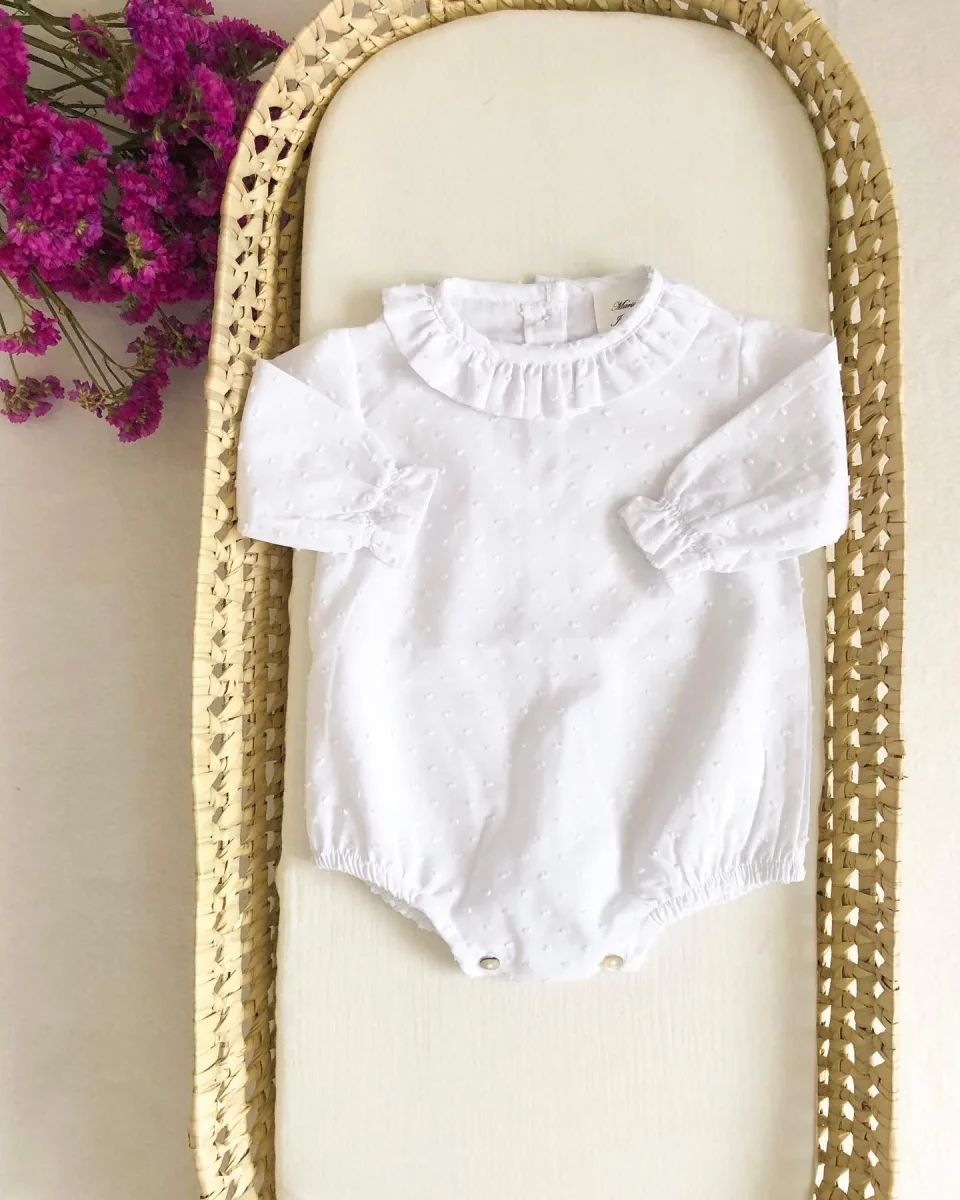 Body Blusa Plumeti Branco