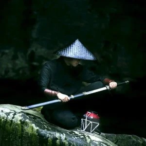 Chapéu Samurai Ninja Preto