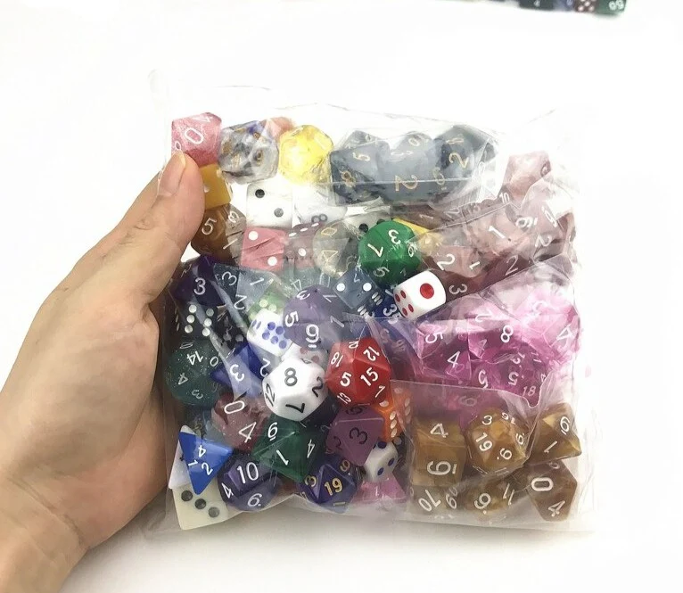Dados de RPG Kit 100 Peças Aleatórias - Image 5