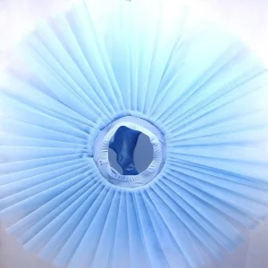 Tutu de ensaio azul claro