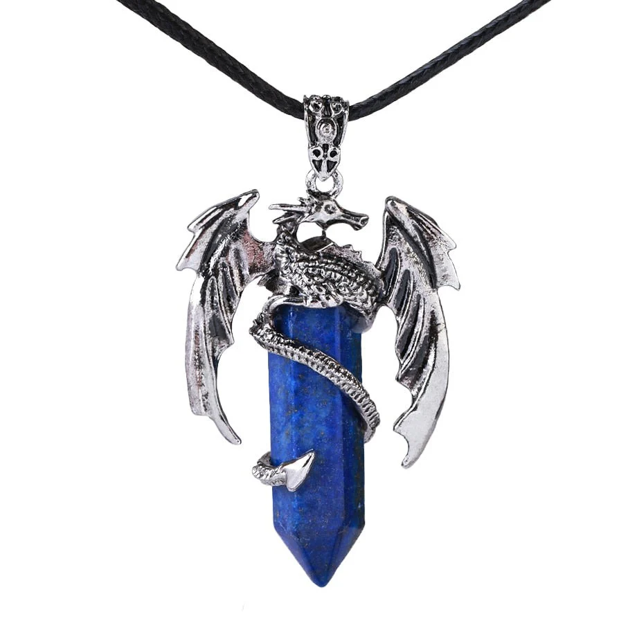 Colar de Dragão com Pedra Natural - Image 9
