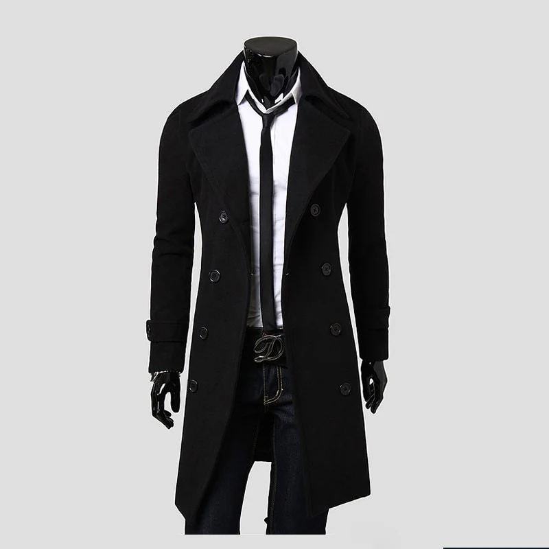Sobretudo Masculino Slim Fashion - Image 5
