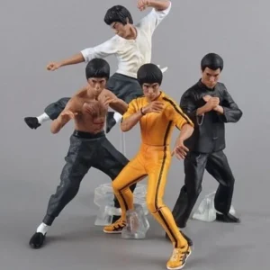 Boneco Bruce Lee Conjunto 4 Unidades