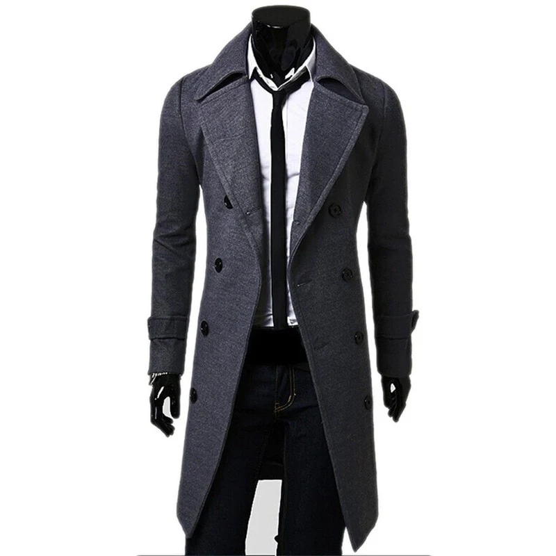 Sobretudo Masculino Slim Fashion - Image 2