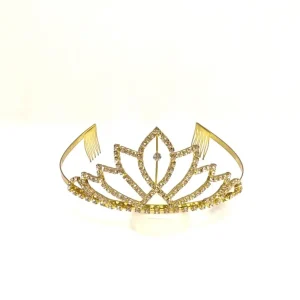Tiara 5 dourada