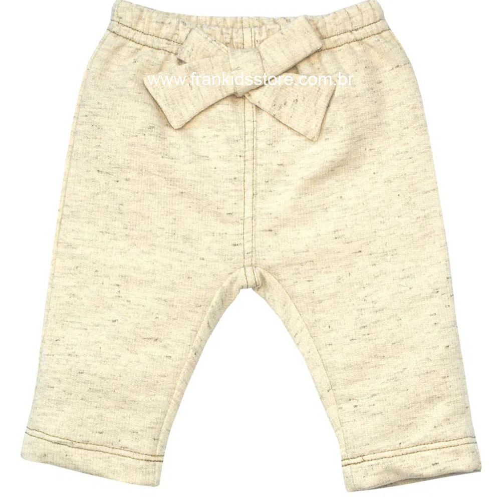 Calça Menina Moletinho Linho Com Laço - Tilly Baby - Image 2