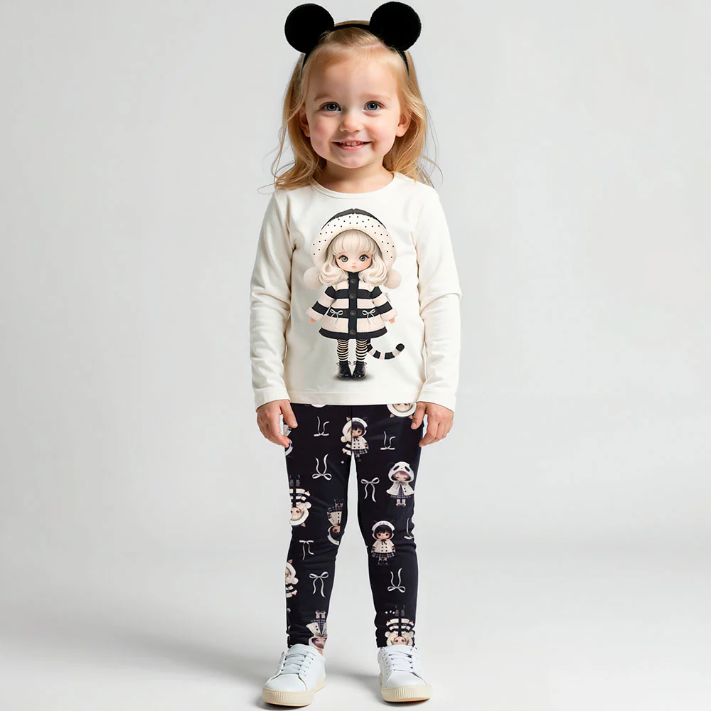 Blusa Infantil Menina Modelli Manga Longa Fashion - Alakazoo - Image 4