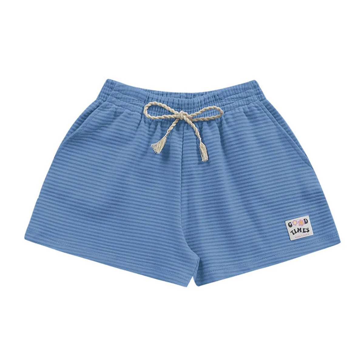 Short Infantil Femino em Moletom Gorgurão - Kiko e Kika