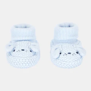 Botinhas de crochê para cachorrinho azul