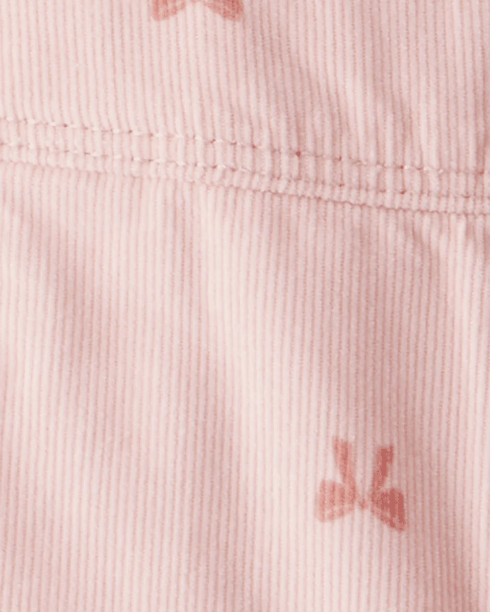 Macacão em bombazine com laço rosa estampado - Image 4