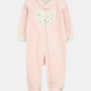 Pijama de algodão em formato de coração