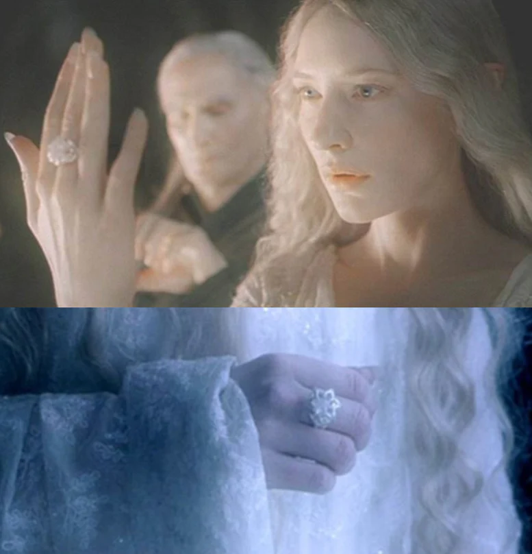 Anel da Galadriel Prata 925 O Senhor dos Anéis - Image 2